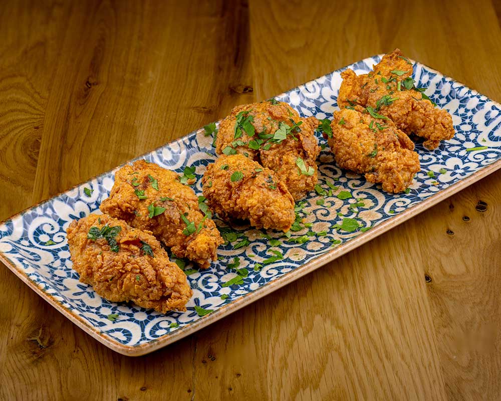 Meniu aripioare de pui cu usturoi